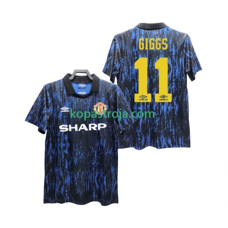 Billiga Fotbollströjor Manchester United GIGGS 11 1993 Retro Hemma tröja Kortärmad